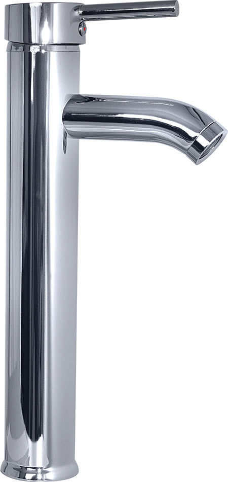 Grifo individual caño alto 30 cm para lavamanos