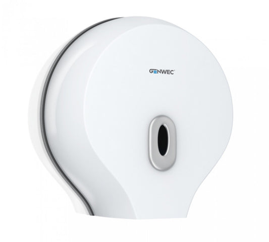 Dispensador papel toilet jumbo ABS blanco